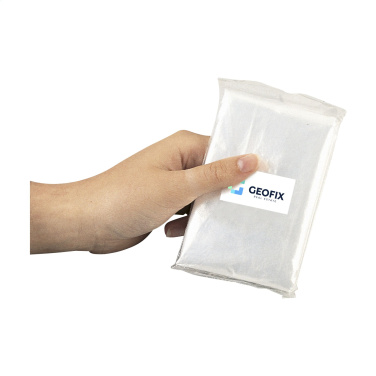 Logo trade promotional giveaway photo of: Clear poncho/raincoat