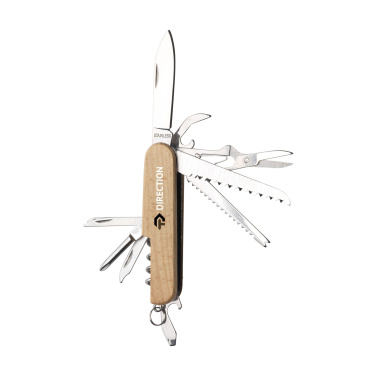 Logo trade business gift photo of: Beechwood Pocket knife