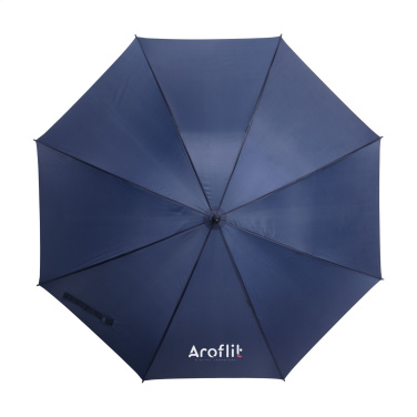 Logo trade promotional gift photo of: BlueStorm RCS RPET umbrella 30 inch
