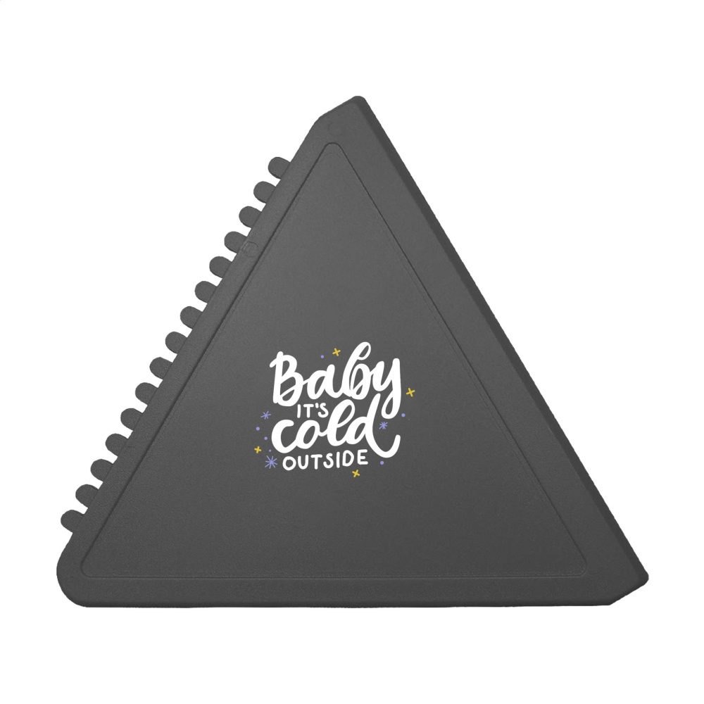 Logo trade promotional merchandise image of: Ice Scraper Triangle
