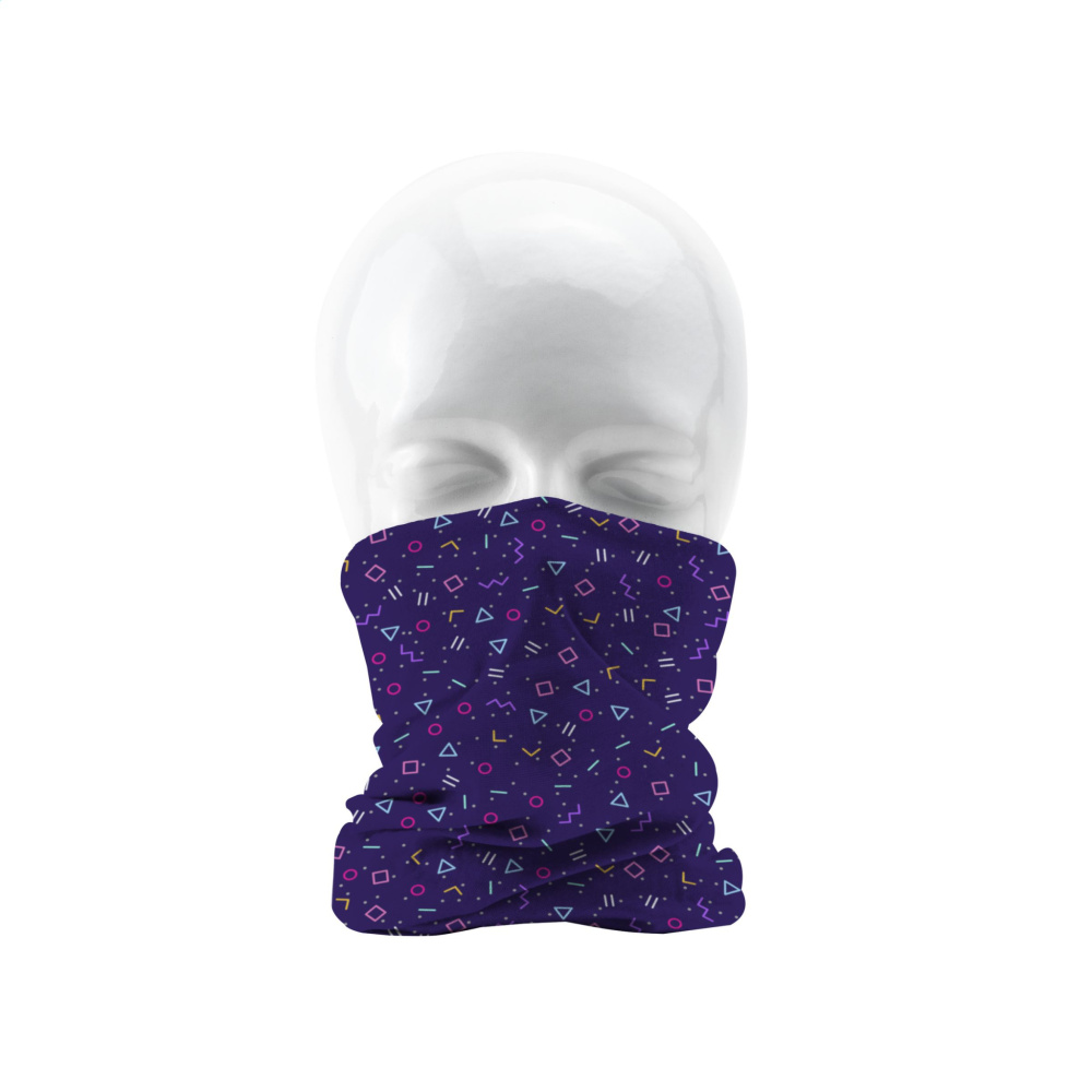 Logo trade advertising product photo of: Bandana RPET multi-functional scarf all-over printing