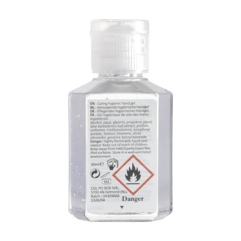 Logotrade promotional item image of: Caring Hygienic Hand Gel 30 ml