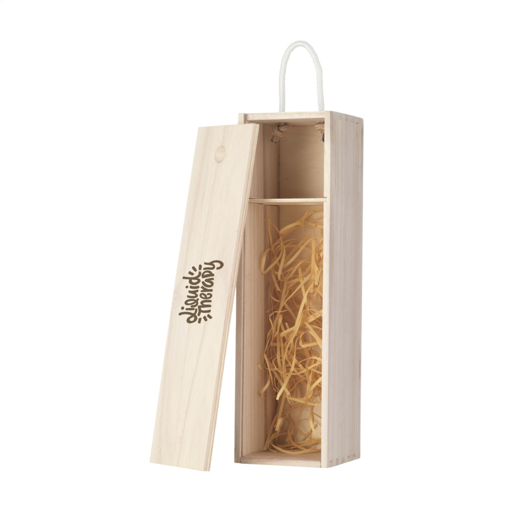 Logo trade promotional items image of: WineWood wine box