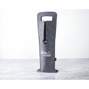 Logo trade promotional gifts image of: Wine Bag-to-Give GRS RPET