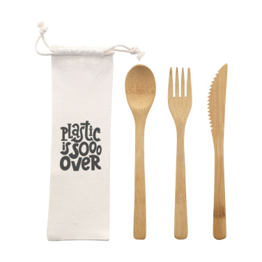 Logotrade promotional item picture of: Bambu Cutlery Set