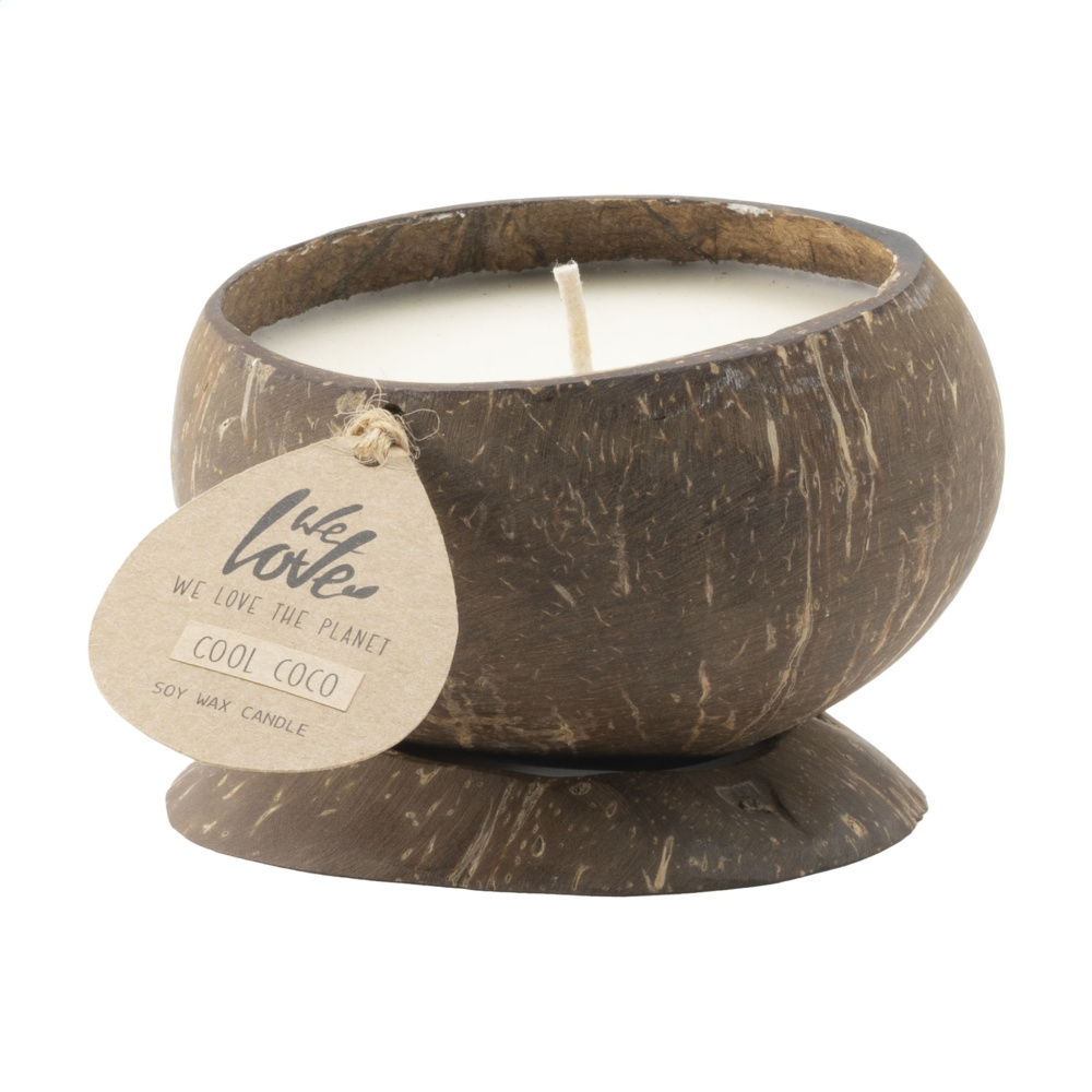 Logotrade promotional products photo of: We Love The Planet Coconut Candle
