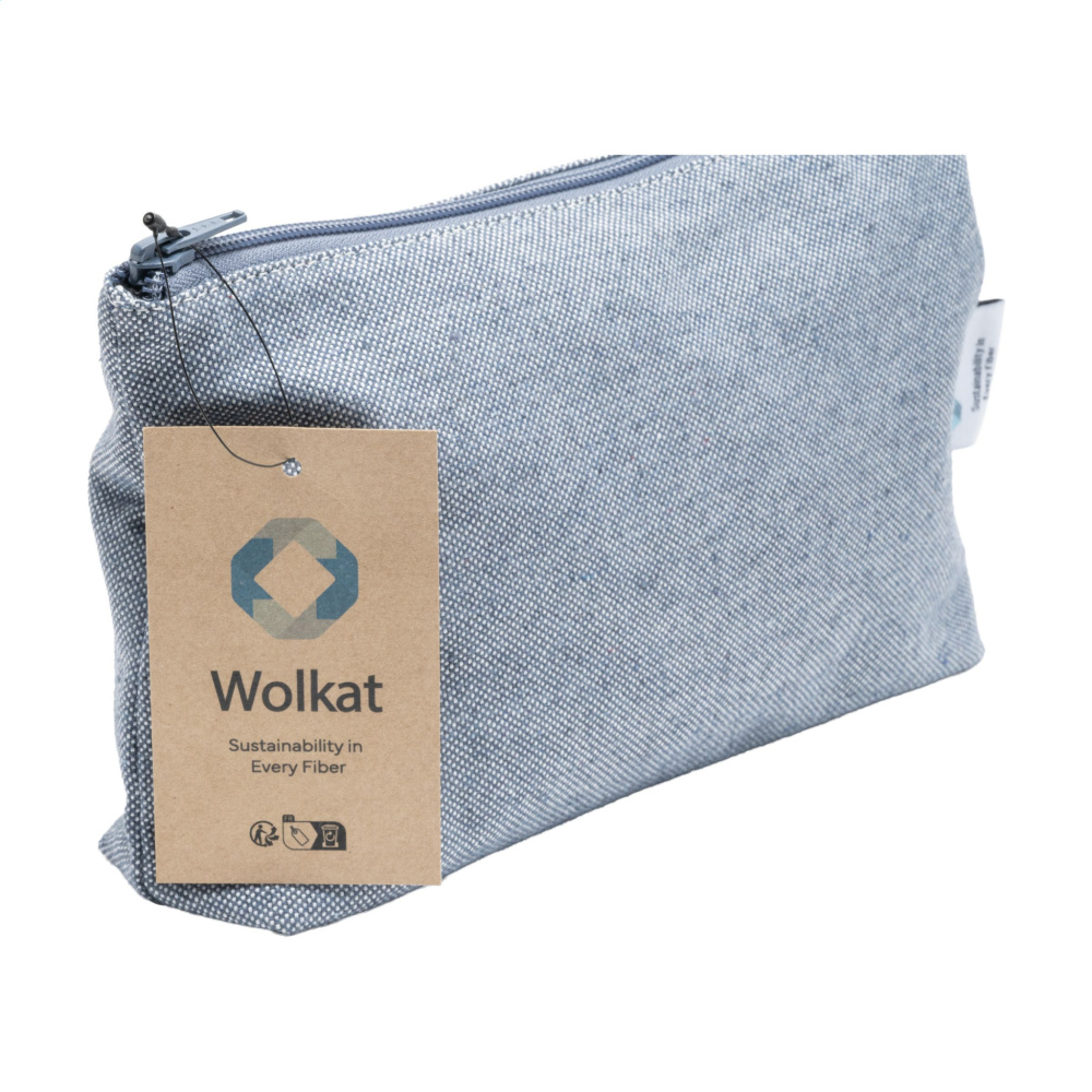 Logo trade advertising products picture of: Wolkat Safi Recycled Textile Cosmetic Bag