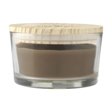 Logotrade corporate gift image of: Wooosh Flame Scented Candle Dark Amber
