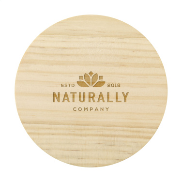 Logo trade promotional giveaways picture of: Wooosh Flame Scented Candle Dark Amber