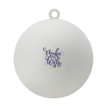Logotrade promotional gift image of: Christmas Bauble Ø 7 cm Recycled PP - Made in Europe
