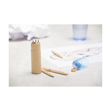 Logo trade advertising products image of: ColourTube pencils