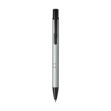 Logo trade promotional merchandise image of: Ebony Rubberised pen