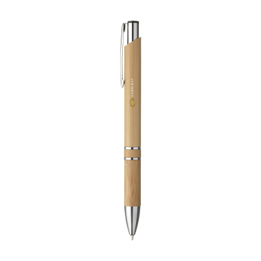 Logo trade promotional item photo of: Ebony Bamboo pen