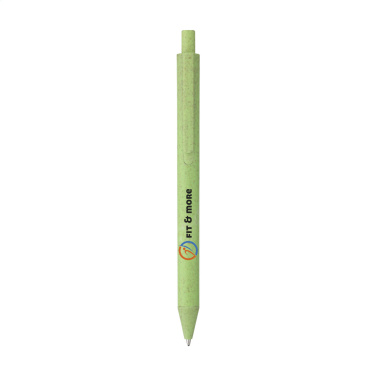 Logo trade promotional giveaways image of: Wheat-Cycled wheat straw pen