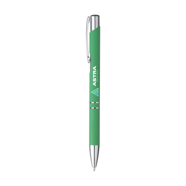 Logo trade promotional product photo of: Ebony Soft Touch Accent pen