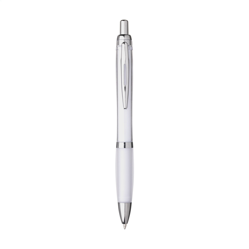Logotrade promotional merchandise image of: Athos Solid GRS Recycled ABS pen