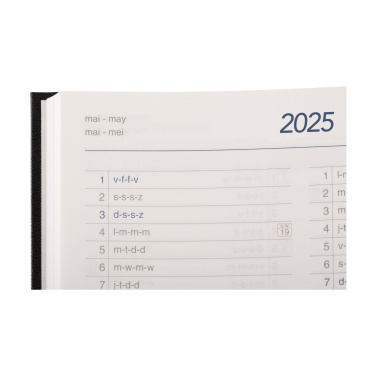 Logo trade promotional merchandise picture of: Eurodirect Balacron diary A5 4-languages