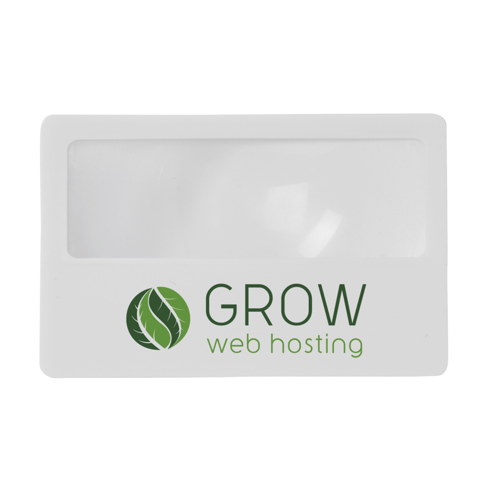 Logo trade promotional merchandise photo of: Loupe Creditcard magni-glass