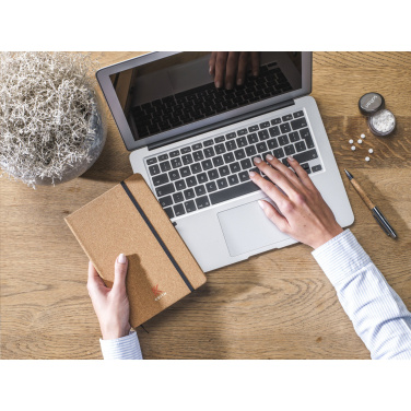 Logo trade promotional gift photo of: CorkNote A5 Paper notebook