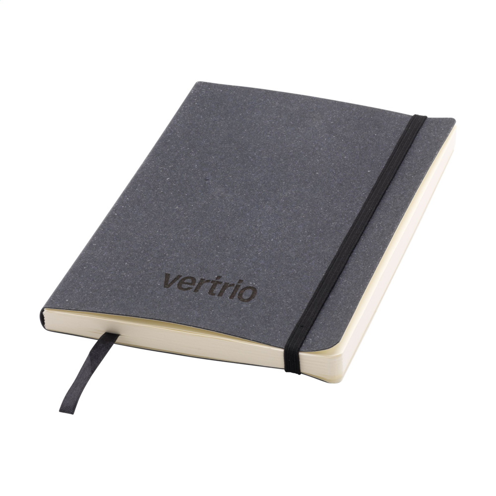Logotrade promotional items photo of: Monti Recycled Leather - Paper Notebook A5