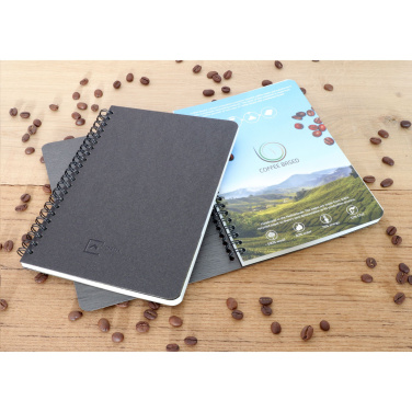 Logo trade corporate gifts image of: Coffee Paper Notebook Wire-O A5
