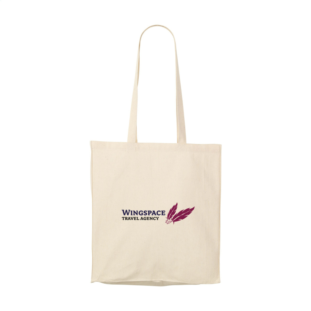 Logo trade promotional giveaways picture of: Natural Square Bag (165 g/m²) cotton bag
