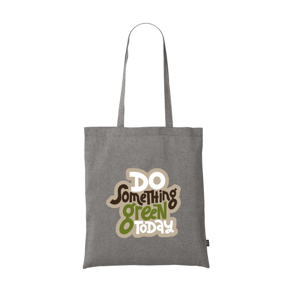 Logotrade promotional items photo of: GRS Recycled Cotton Shopper (180 g/m²) bag