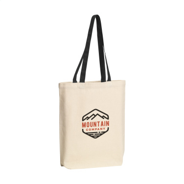 Logo trade corporate gifts image of: Canvas Shoppy Colour (220 g/m²) bag