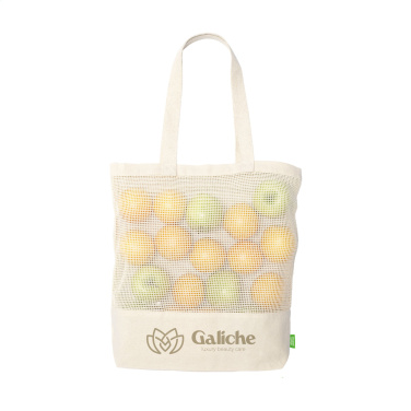 Logotrade promotional giveaways photo of: Natura Organic Mesh Shopper (180 g/m²) shopping bag