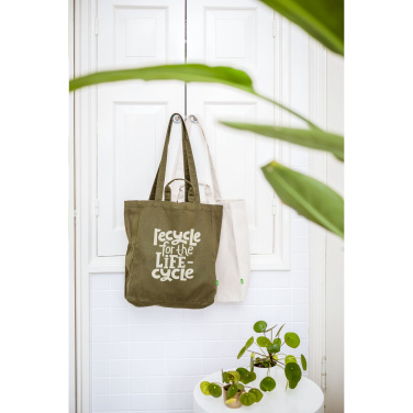 Logo trade corporate gifts picture of: Organic Cotton Canvas Tote Bag (280 g/m²)