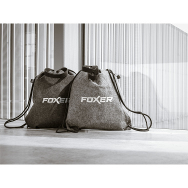 Logo trade corporate gift photo of: GRS RPET Felt PromoBag Plus backpack