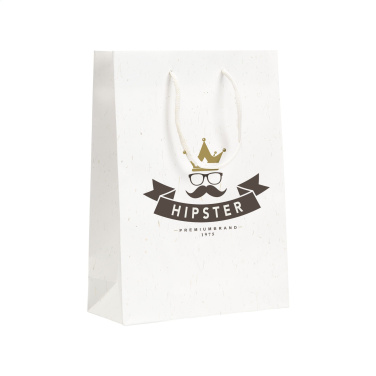 Logotrade promotional product picture of: Leaf It Bag recycled with straw fibres (180 g/m²) M