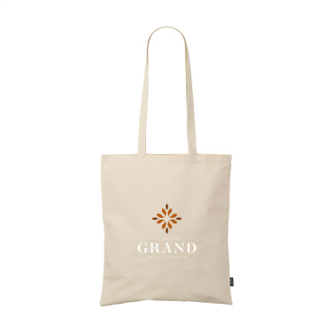 Logo trade corporate gifts image of: ShoppyBag GRS Recycled Cotton (140 g/m²)