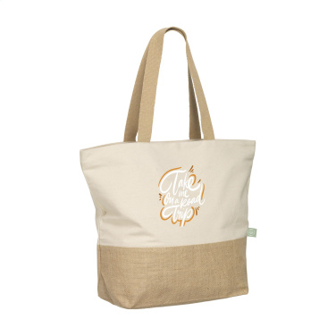 Logo trade promotional gifts picture of: Cancun Beachbag Organic Cotton (320 g/m²)