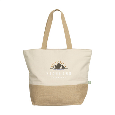 Logo trade promotional giveaways picture of: Cancun Beachbag Organic Cotton (320 g/m²)