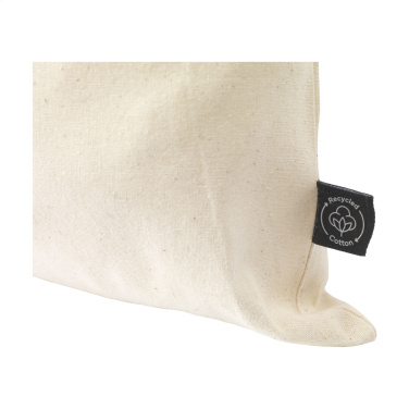 Logotrade promotional item image of: Gift Pouch Natural GRS Recycled Cotton (150 g/m²) L