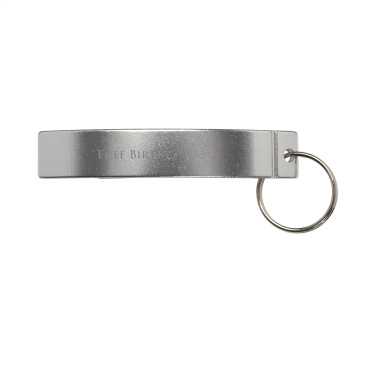 Logo trade promotional items image of: Alu Opener keyring