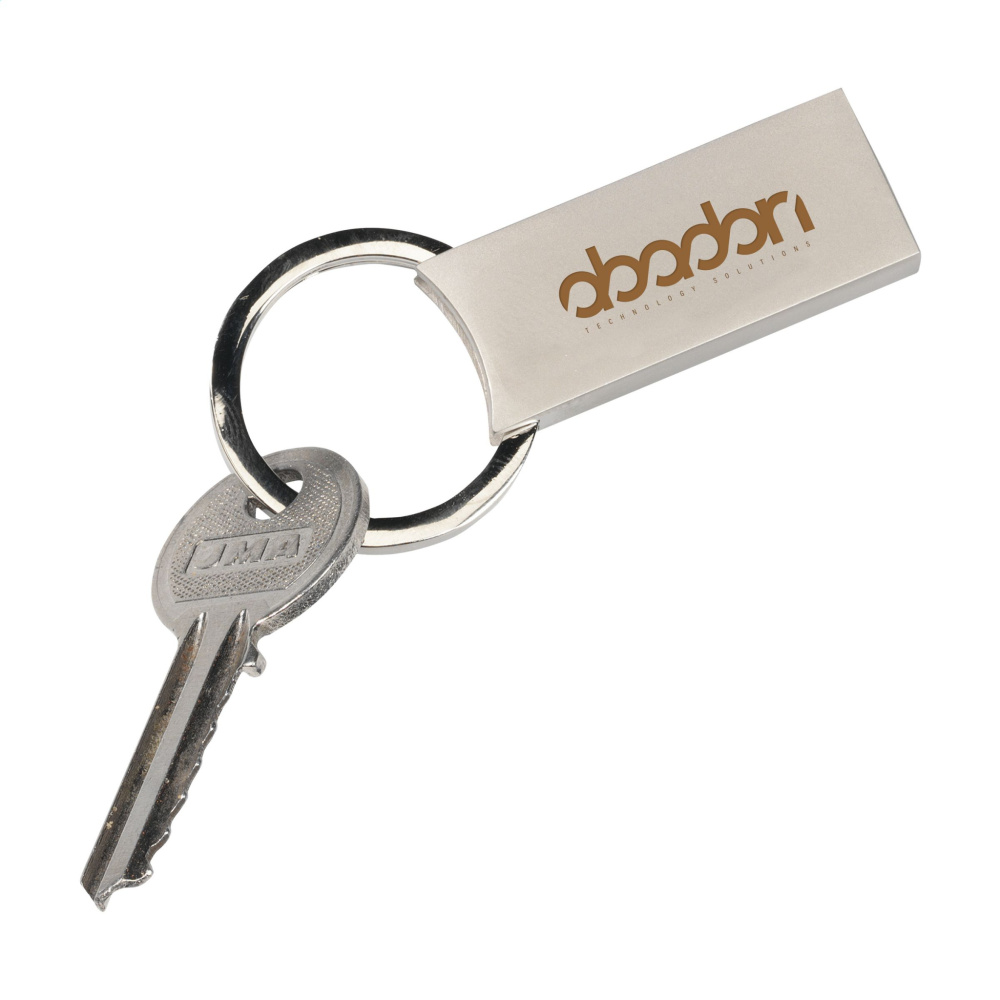 Logo trade corporate gifts image of: StraightKey key ring