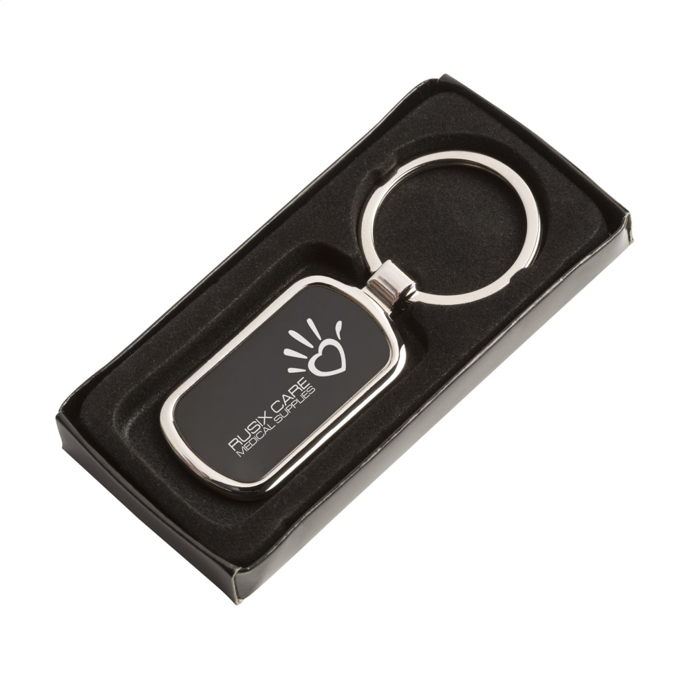 Logotrade promotional item picture of: KeyTag Rectangular keyring
