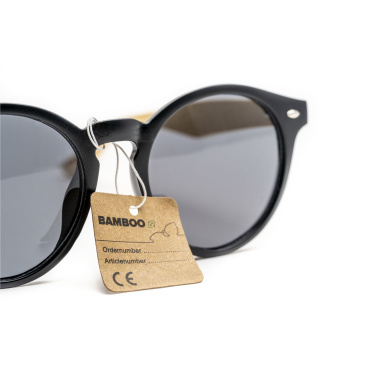 Logo trade promotional product photo of: Laguna Bamboo sunglasses