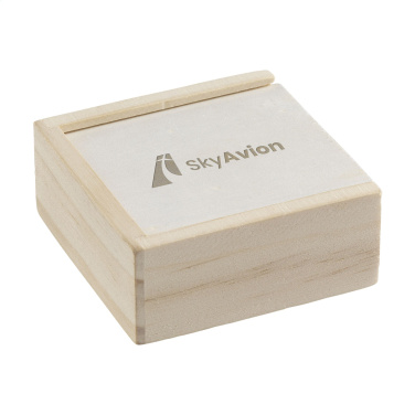 Logo trade business gifts image of: Tic Tac Toe Game Bamboo