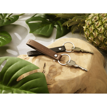 Logotrade corporate gift image of: Vegan Pineapple Leather Keyring