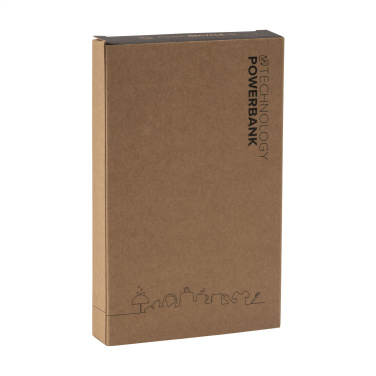 Logo trade promotional merchandise image of: Aluminium 8000 Wireless Powerbank wireless charger