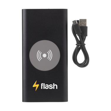 Logotrade promotional merchandise image of: Aluminium 8000 Wireless Powerbank wireless charger