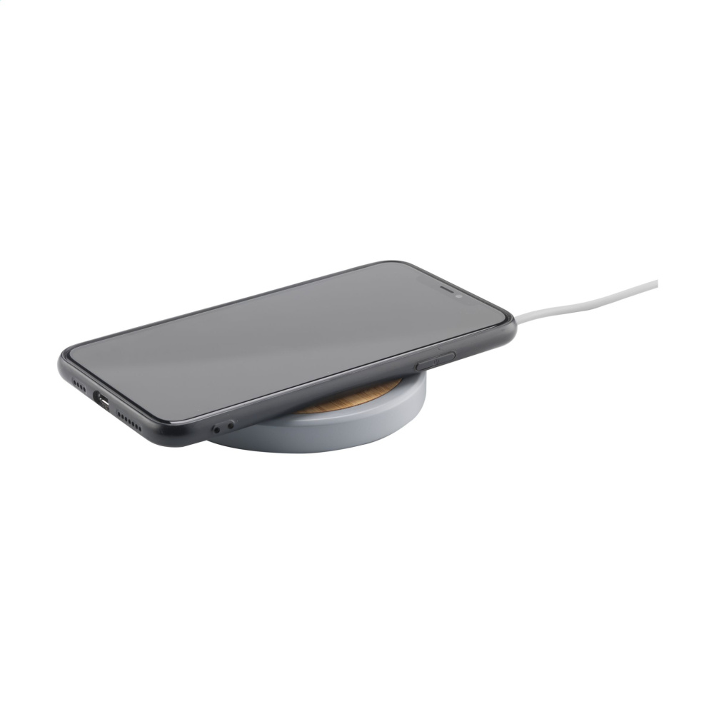 Logotrade promotional merchandise image of: Lidos Stone ECO 10W Wireless Charger