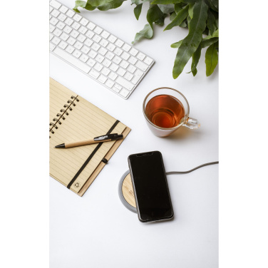 Logo trade corporate gifts image of: Lidos Stone ECO 10W Wireless Charger