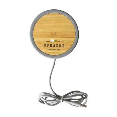 Logo trade corporate gifts picture of: Lidos Stone ECO 10W Wireless Charger