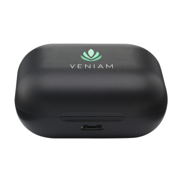 Logo trade promotional products image of: Aron TWS Wireless Earbuds in Charging Case