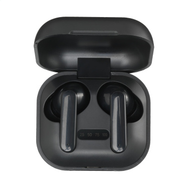 Logo trade advertising product photo of: Aron TWS Wireless Earbuds in Charging Case
