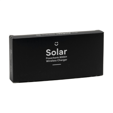 Logotrade promotional product picture of: Solar Powerbank 8000+ Wireless Charger